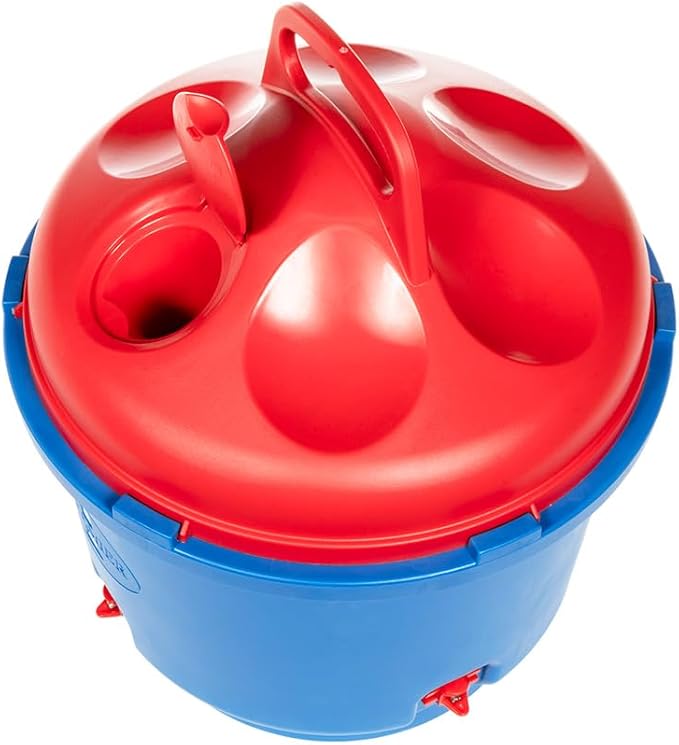 Premier 1 All-Season Heated Poultry Waterer for Chickens and Ducks - 3 Gallon