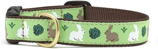 Up Country Garden Rabbit Pattern (Garden Rabbit Dog Collar, X-Large (18 to 24 Inches) 1 Inch Wide Width)