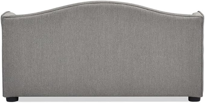 Pemberly Row 35" Tufted Wingback Pet Sofa Bed Medium Uptown Gray
