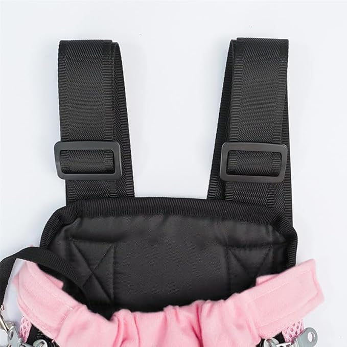 Portable Pet Carrier Backpack, Adjustable Pet Front Cat Dog Carrier Backpack Travel Bag for Small Medium Dogs Cats Puppies, Cat Backpack Carrier for Hiking Cycling (E, S)