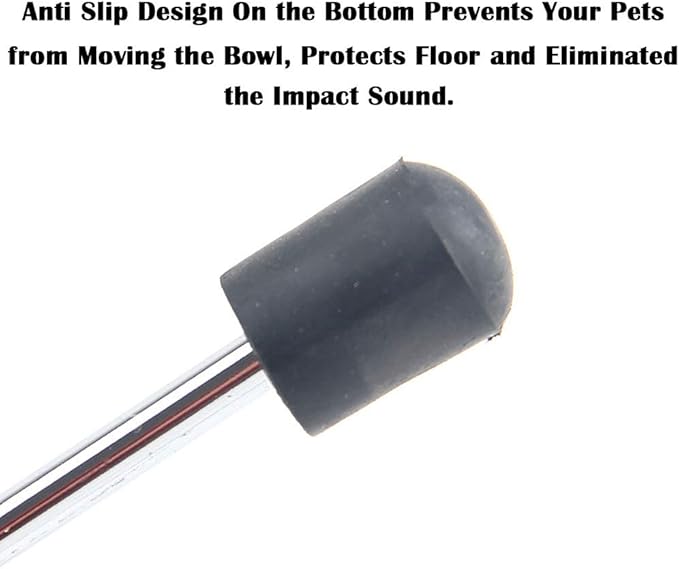 Elevated Dog Cat Food and Water Bowls, Stainless Steel Raised Pet Dish Feeder Retro Iron Elevated Stand for Dogs and Cats (Medium)