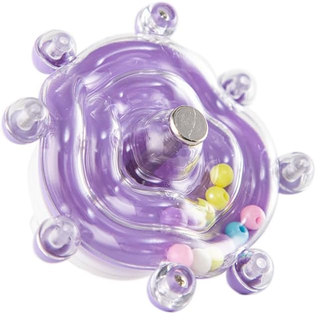 Lovebird Toys, Parakeet Toys for Conures, Small Bird Interactive Training Parrot Cage Bird Accessories, Budgie, Cockatiel, Sun Parrot,Small Educational Fun Toy for Parakeets(Purple)