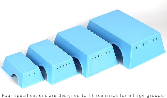 Snake Hide, Leopard Gecko Tank Accessories for Reptile Ball Python Crested Gecko Lizard Bearded Dragon - BlueHideL