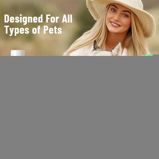 Pet Shampoo for Dogs - Plant-Based Dog Shampoo Cleanser - Dog Wash Pet Supplies for Pets with Lavender and Chamomile Scent - Safe and Gentle Sensitive Skin Dog Shampoo - Made in The USA 16oz