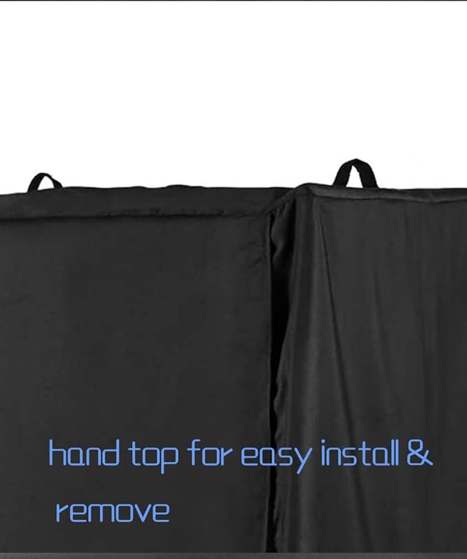 Universal Bird Cage Cover(Black) Good Night Birdcage Cover Black-Out Birdcage Cover Durable Breathable Washable Material