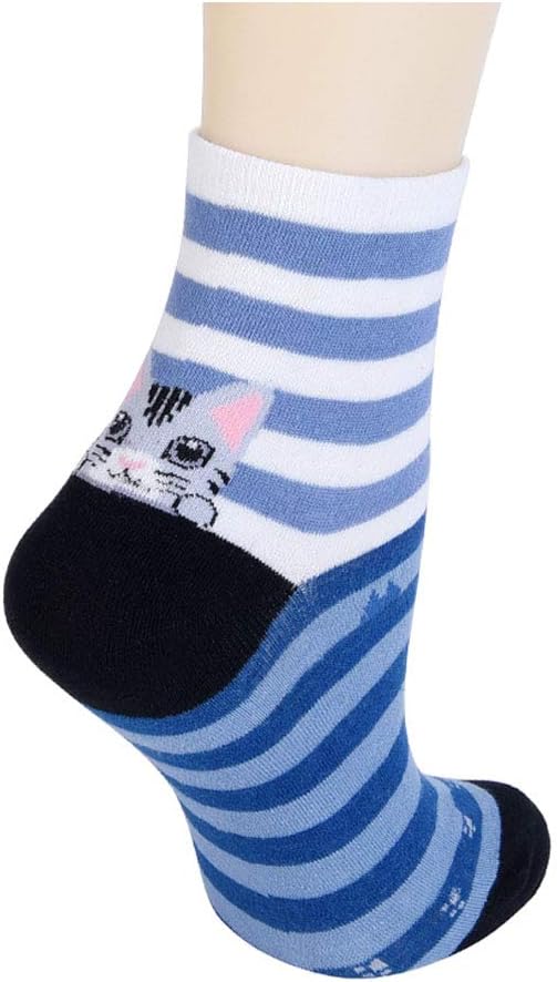 Womens Grils Cute Animal Socks, Dog Cat Socks, Novelty Funny Crew Sock, Animal Gifts for Women Dog and Cat Lovers