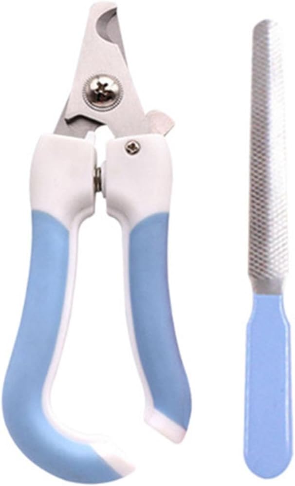 Pets Nail Clippers and Trimmers-with Safety Guard to Avoid Overcutting, Free Nail File, Razor Sharp Blade-Professional Grooming Tool for Pets,Suit for All Dogs and Cats (Large Size)