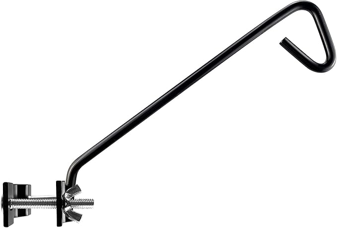 MIXXIDEA 11 Inch Long Fence Deck Hook Rail Hanging Mounting Kit Heavy Duty Bird Feeder Hook Decorative Hanger for Bird Feeders Planters Suet Baskets Lanterns on Balcony Porch Railing Fence