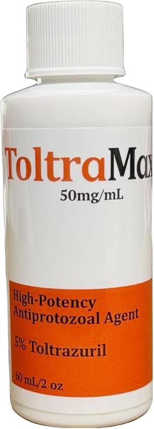 Toltrazuril 5.0% for Horses, Dogs, Cats, 60mL/2 Ounce, for Non-Food Chain Animals, Alfalfa