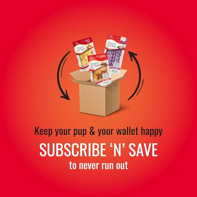 Good 'n' Tasty Triple Flavor Puree Mix-Ins Dog Food Topper Treats for All Dogs, 28 Count, Easy Single-Serve Portions, Added Protein with Duck, Beef and Rabbit, No Chicken Added