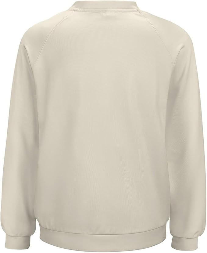 Womens Long Sleeve Tops Y2k Japanese Art Print Sweatshirts Fall Pullover for Women Crewneck Vintage Shirts Boho Tops