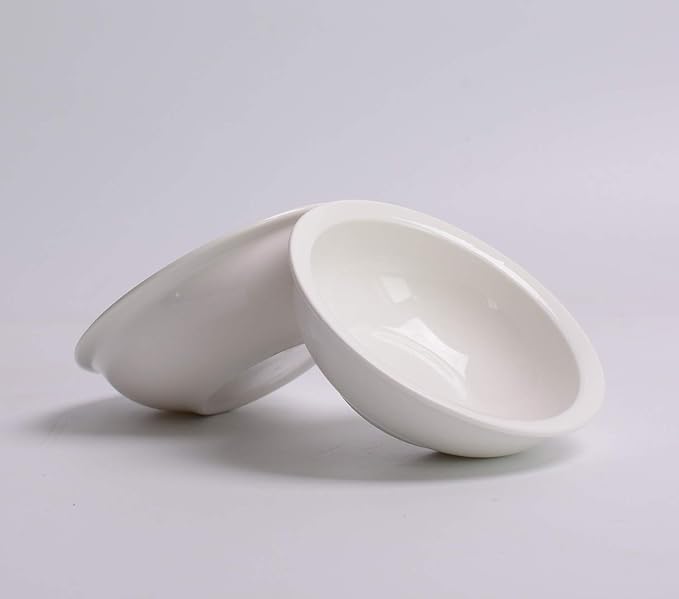 2Pcs Replaceable Bowls for Raised Cat Bowls Elevated Pet Bowls (Replaceable Bowl, Ceramics)