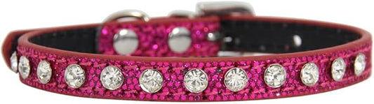 Cat Collar Rhinestone Bling Cute Cat Collars Accessories for Pet Collars Adjustable Ideal for Girl Cats Male Cats(Rosered)