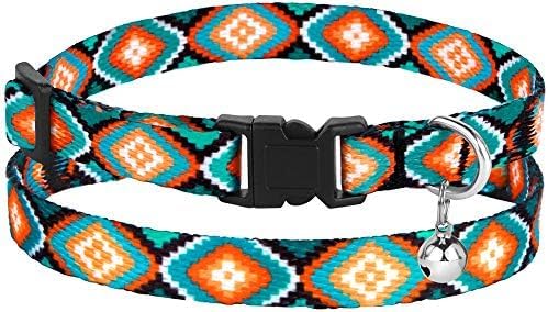 CollarDirect Cat Collar Breakaway with Removable Bell Set of 2 PCS