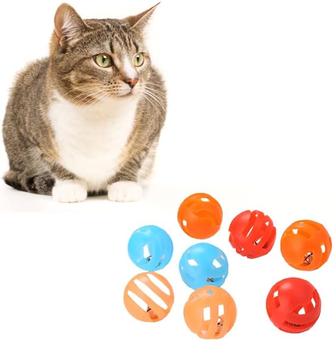 Pcs Cat Ball Toys Pet Bell Toy Cat Bell Ball Pet s s