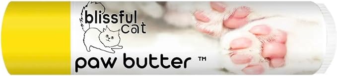 The Blissful Cat Paw Butter, Moisturizer for Dry Paw Pads, Softens and Protects Rough Feet, Versatile, Lick-Safe Balm, 0.15 oz.