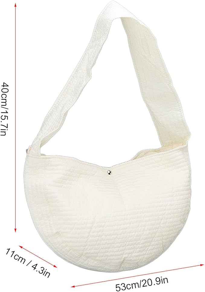 Small Dog Sling Carrier, Soft Portable Cat Carrier Bag with Widened Shoulder Strap, Dog Carrier Sling, Puppy Carrier Purse for Small Dogs Cats Outdoor Traveling (L)