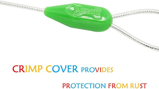 Petest 25ft Reflective Tie-Out Cable for Small Dogs Up to 35 Pounds