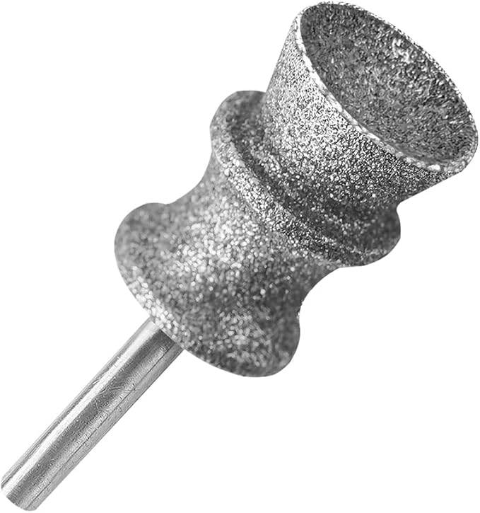 Diamond Dremel Dog Nail Grinder Bits for Rotary Tool-1/8'' Dremel Dog Nail Grinder Attachment-Pet Nail Grinder Bit Work for Animals Nail Care（Large A）