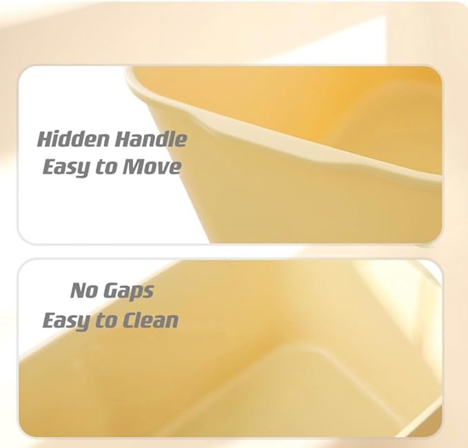 Extra Large Kitty Litter Box with High Sides, Anti-Splashing, Tool-Free Assembly, Multi Cat, Jumbo (Grey) 24.60" L x 16.92" W x 12.99" H