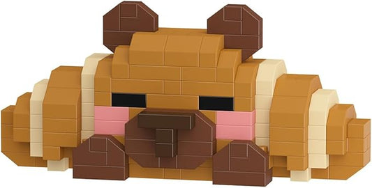 Croissant Cute Capybara Baking Bread Series Mini Building Toy Kawaii Animals Set Micro Adorable Pet Buildings Small Bricks Gifts Toys