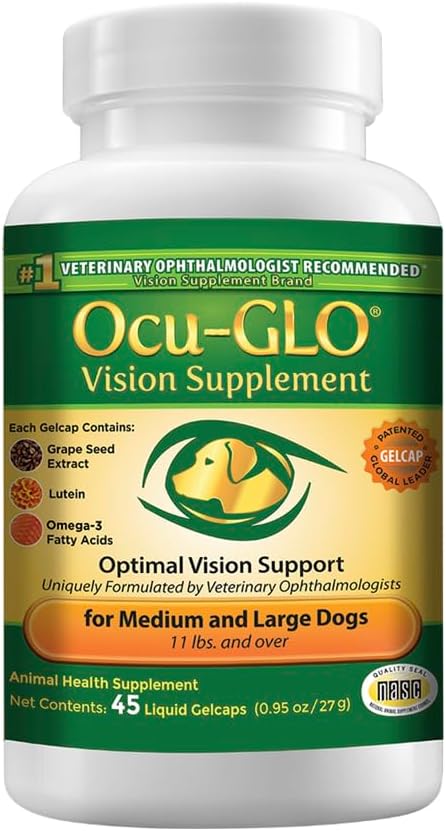 Ocu-GLO Vision Supplement for Medium to Large Dogs (45ct)