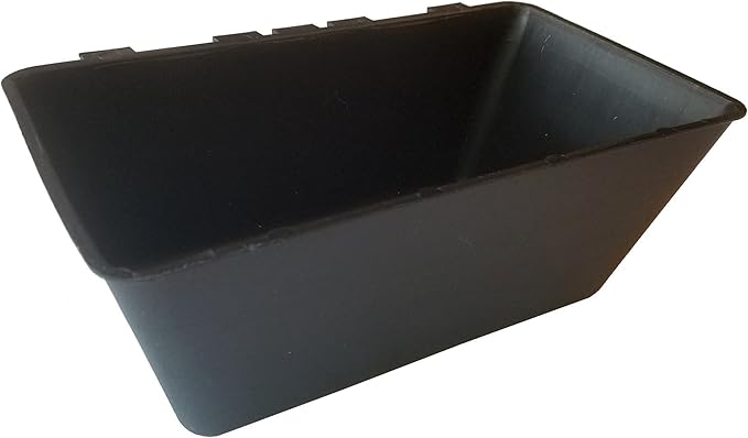 Cage Cups 1/2 Gallon / 64 fl oz Hanging Feed & Water Cage Cups for Chicken, Gamefowl, Poultry, Quail, Pheasant (24, Black)