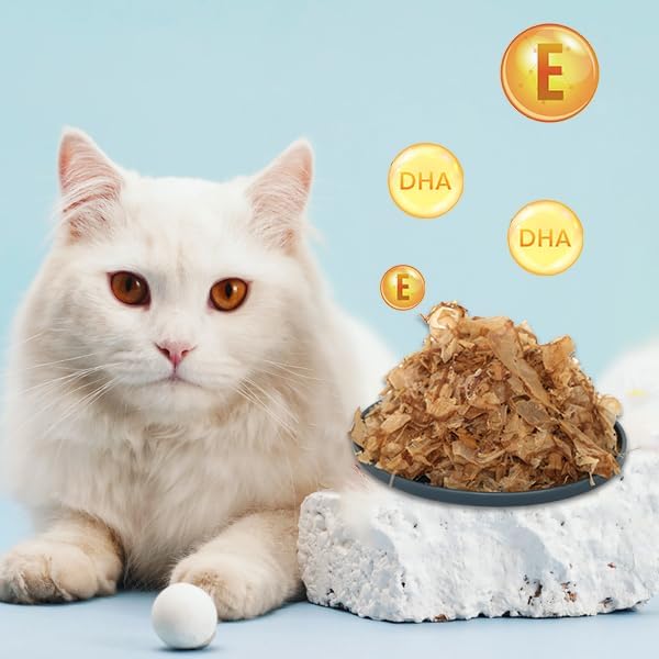 Purrfectpaws Premium Dried Bonito Flakes: Delicious Treats for Dogs & Cats - All-Natural and High in Protein - 4oz Bag