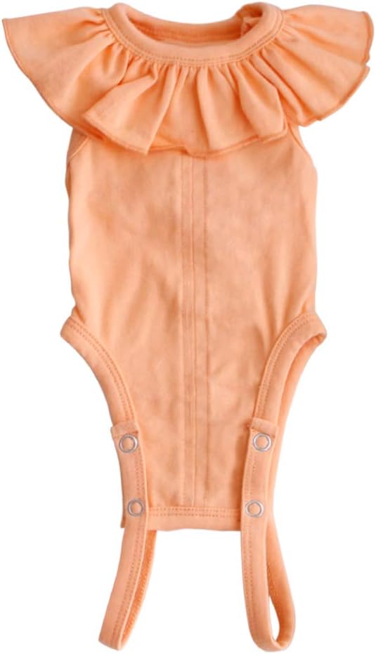 Cat Recovery Suit for Abdominal Wounds and Skin Diseases, Breathable Surgical Recovery Shirt After Surgery Wear Anti Licking Wounds,E-Collar Alternative for Cats Pet Kitten(RSC01-orange-l)