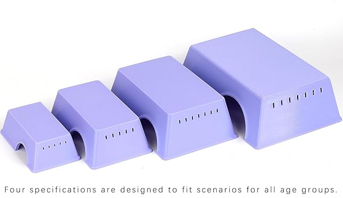 Snake Hide, Leopard Gecko Tank Accessories for Reptile Ball Python Crested Gecko Lizard Bearded Dragon - PurpleHideS