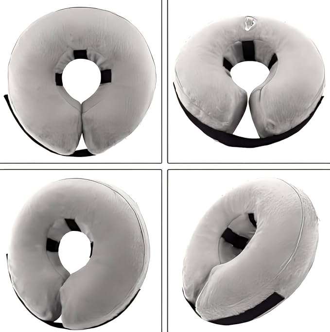 Soft Inflatable Dog Cat Cone Collar – Pet Recovery & Protective Dog Neck Collar for Small Dogs Cats to Prevent Scratching, Licking