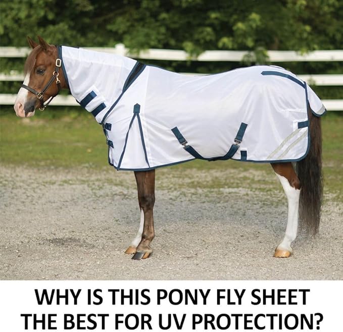 Schneiders Soft Interlock Mesh II Horse Fly Sheets | Superior UV & Insect Protection | Versatile Euro Fit Option | Reflective Safety Design