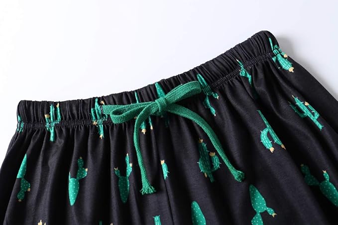 YIJIU Women's Sleepwear Long Sleeve Top and Pants Pajama Set Panda Print Nighty