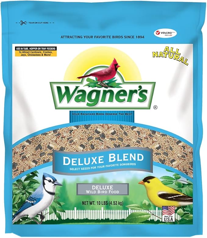 Wagner's 13008 Deluxe Wild Bird Food, 10 lb Bag