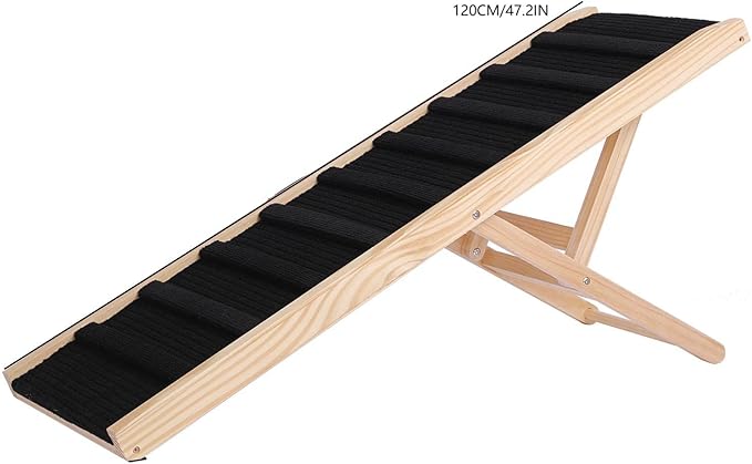 Large Dog Pet Ramp Stairs for Bed Car Truck Couch SUV,Dog Pet Ramp for Small Large Dogs Pets to Get on High Bed Truck Couch Sofa
