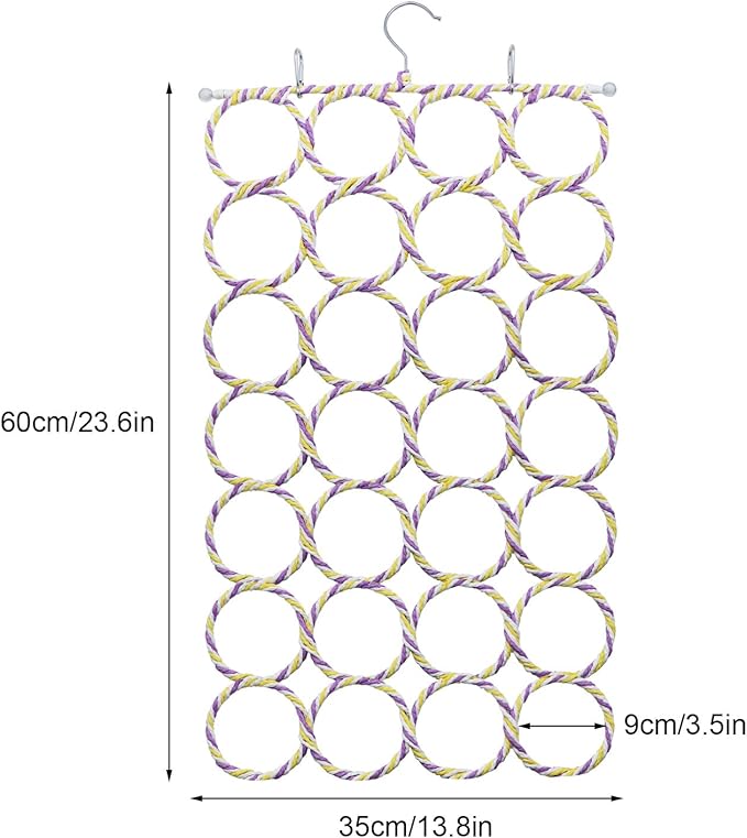 Wontee Bird Rope Climbing Ladder Parrot Hanging Swing Perch for Parakeets Cockatiels Conures Lovebirds Rats (Random Color)