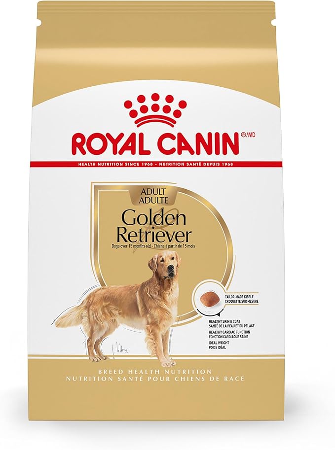 ROYAL CANIN Breed Health Nutrition Golden Retriever Adult Dry Dog Food 17 lbs.