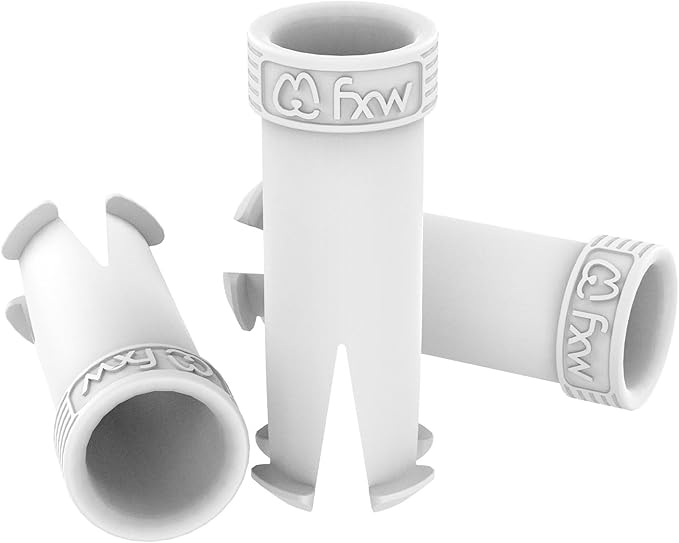 FXW Dog Playpen Accessories - Muffler Tubes, Compatible Rollick/Instant Dog Playpen (Replacement for HomePlus/Dog Gate) (32PCS, White) │ Patented
