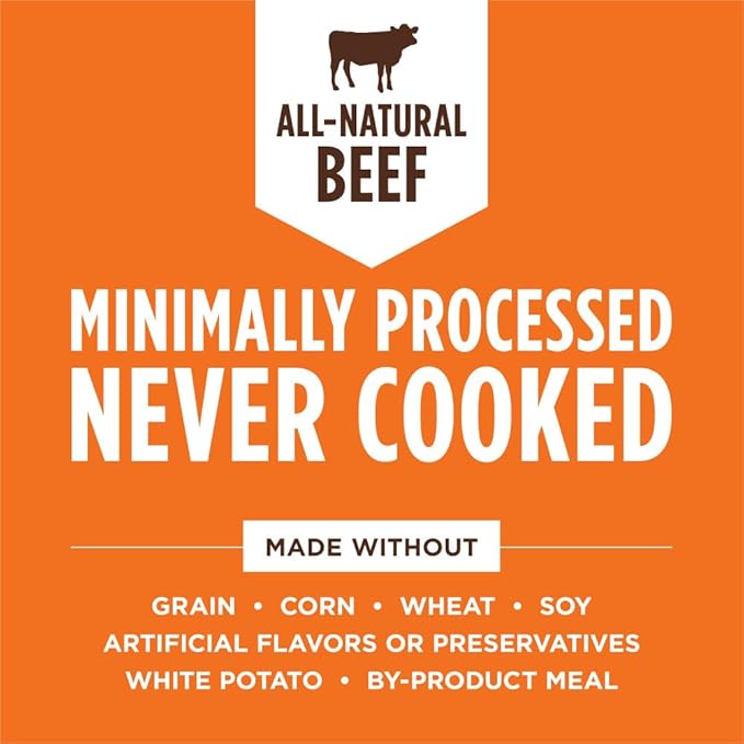 Instinct Raw Boost Mixers, Freeze Dried Dog Food Topper, Grain Free Recipe - All Natural Beef, 25 oz. Bag