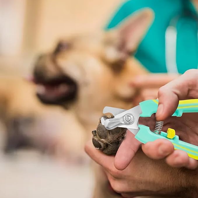 Diamond Dremel Dog Nail Grinder Attachment & Dog & Cat Pets Nail Clippers and Trimmers, Dremel Accessories & Dog Nail Trimmers with Safety Lock to Avoid Over Cutting, Grooming Tool for Pets