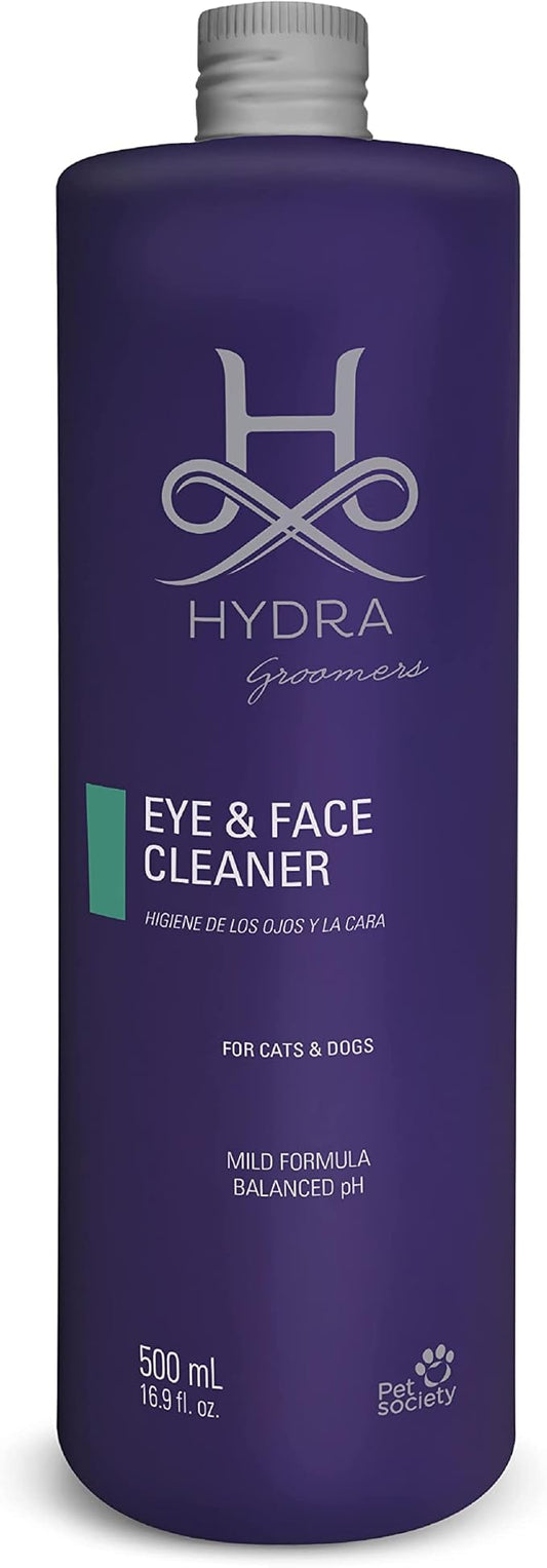 Hydra Professional Face and Eye Cleaner for Dogs and Cats, No-Rinse Pet Cleaner for All Breeds and Coat Types