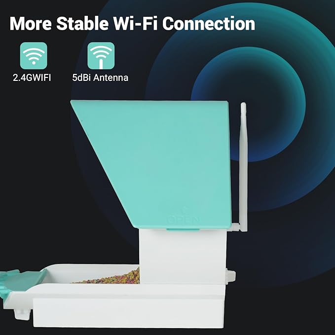 Birdkiss Smart Bird Feeder Camera with Solar Panel - AI Identifies Bird Species, Auto Captures Videos & App Notifications, Includes 32GB SD Card