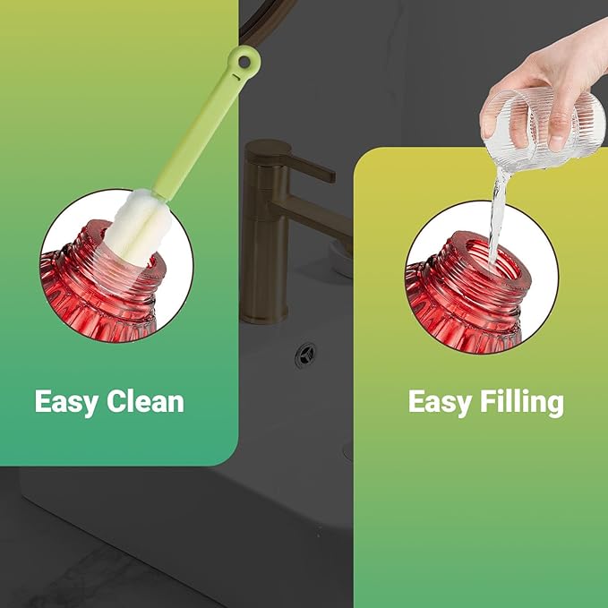 Glass Hummingbird Feeders for Outdoors Hanging Red Humming Bird Nectar Feeder with Perch, 20 Ounces Capactiy with 5 Plastic Flower Feeding Ports & Perches, Outsides Decor Garden