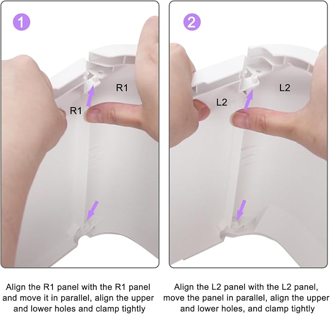 RIZZARI Cat Litter Box Stainless Steel Top-Entry : Leak-Proof Enclosed Design Reduces Odor, for Indoor Cats & Owners (Dark Gray)