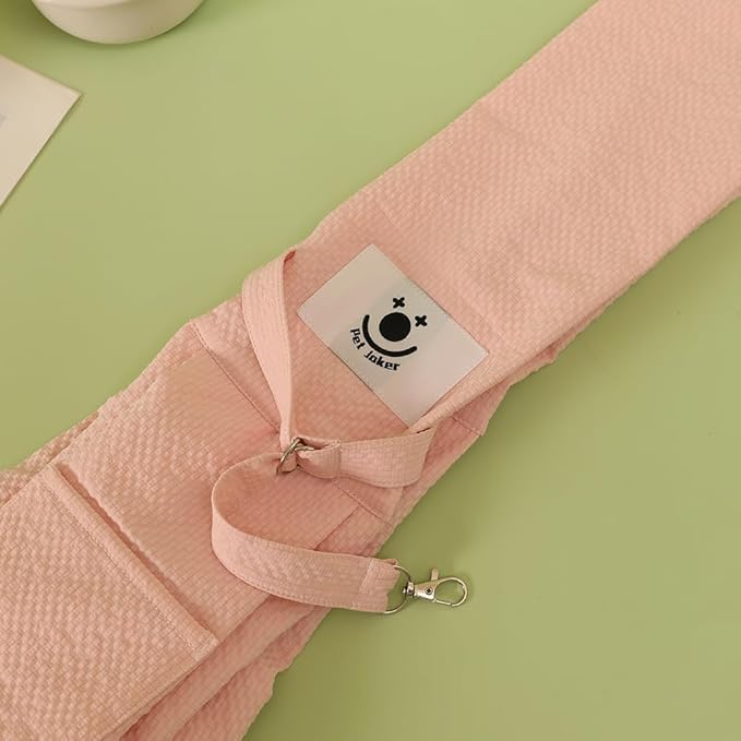 FORHER Pet cat Sling Carrier, Cat Travel Bag, Pet Soft Pouch and Tote Design, Shoulder Strap Hands Free Safe-Suitable for Puppy, Small Dogs Cats Outdoor (Pink)