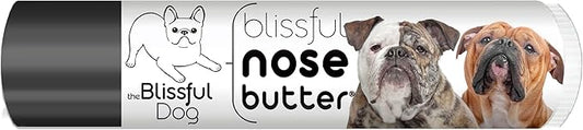 The Blissful Dog Olde English Bulldogge Unscented Nose Butter - Dog Nose Butter, 0.15 Ounce