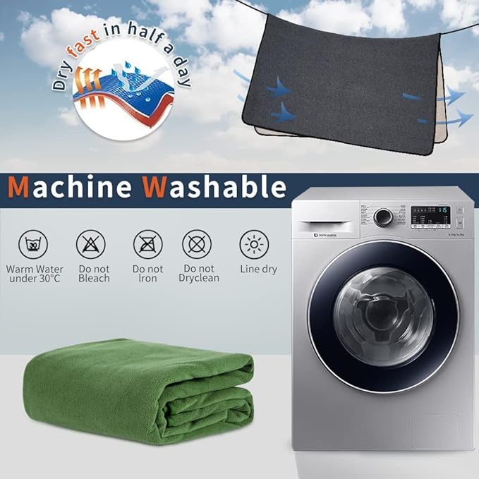 Washable Pee Pads for Dogs, Extra Large Reusable Dog Pee Pad, Waterproof Pet Mat, Dog Playpen Mats for Puppy Training Whelping Playpen Pads