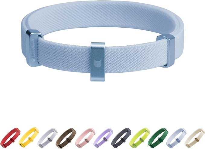 Safety Cat Collar and ID Tag Set - Elastic Quick Release, Non Breakaway Cat Collar Personalized Anodized Aluminum Engraved Pet Name Tag, Lightweight for Kitten Small Large Cats