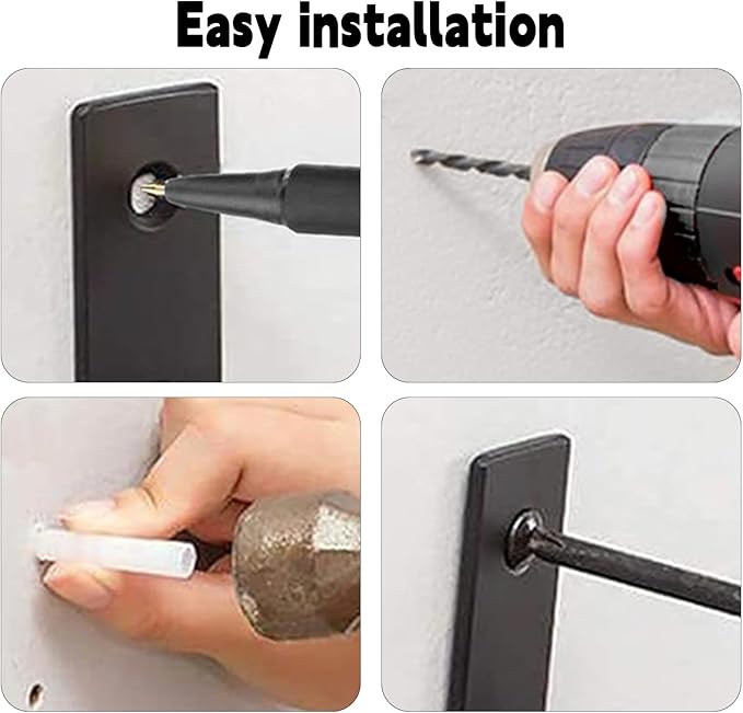 Wall Mounted Dog Bowls-2 * 36 Oz, Stainless-Steel Raised Adjustable Height Dog Food and Water Bowls, Elevated Pet Comfort Feeding Bowl for Medium Large Dogs Cats