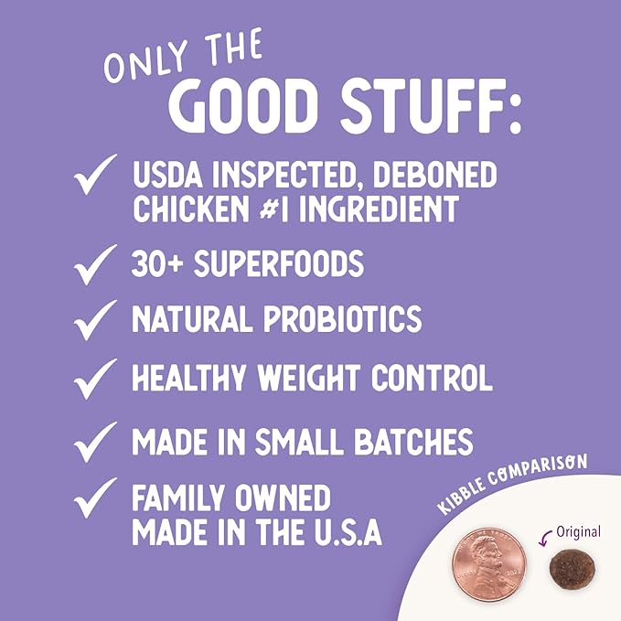 Health Extension Lite Chicken & Brown Rice Dry Dog Food, Low Fat Formula Supports Healthy Weight, with Probiotics & Superfoods for Digestion & Coat Health (1lb)